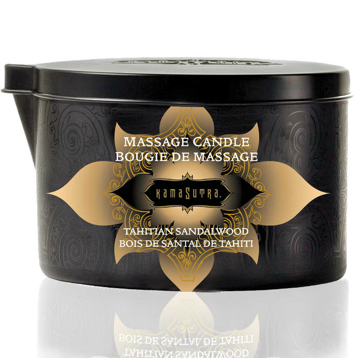 KAMASUTRA - VANILLA AND SANDALWOOD MASSAGE CANDLE 170 GR - Kink&Play
