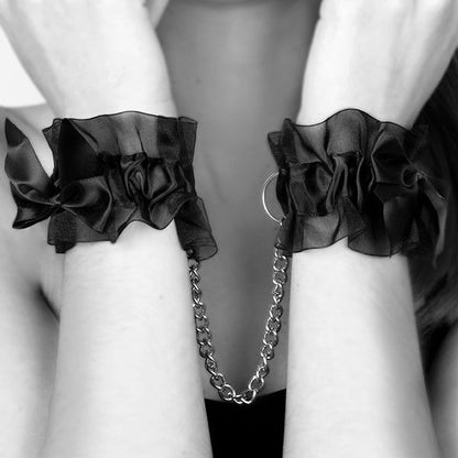BIJOUX - INDISCRETS FROU FROU ORGANZA HANDCUFFS - Kink&Play