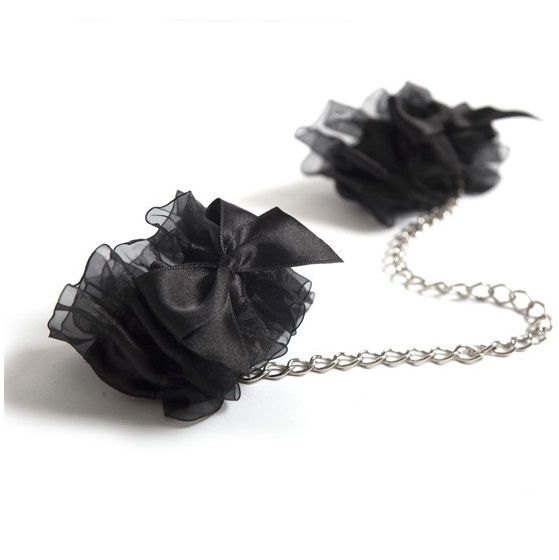 BIJOUX - INDISCRETS FROU FROU ORGANZA HANDCUFFS - Kink&Play