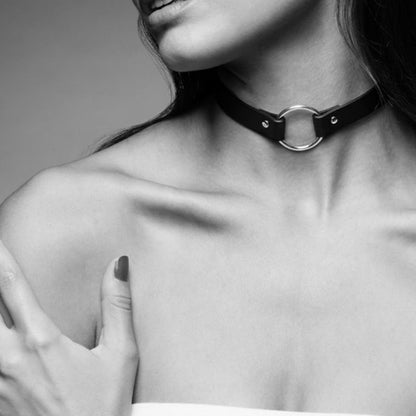 BIJOUX INDISCRETS MAZE - BLACK CHOKER NECKLACE - Kink&Play