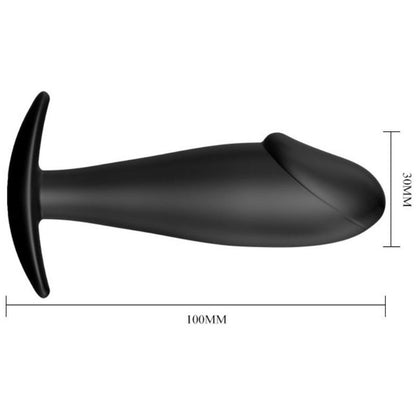 PRETTY LOVE – ANALPLUGG SILIKON PENISFORM SVART