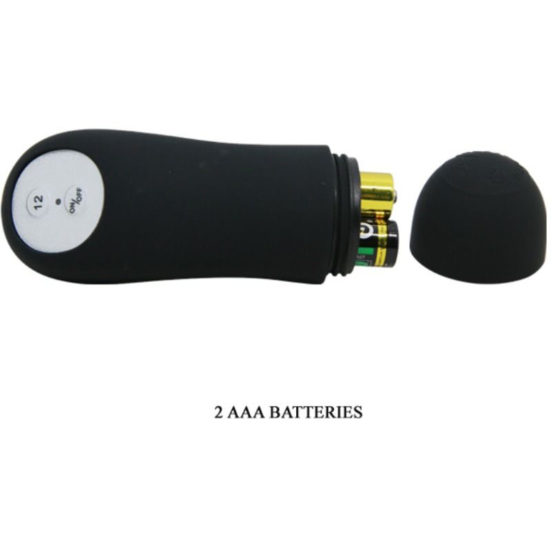 PRETTY LOVE - ANALPLUGG I SILIKON MED PENISFORM OCH 12 VIBRATIONSLÄGEN SVART