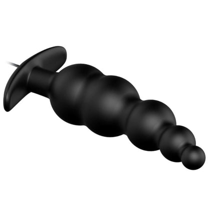 PRETTY LOVE - ANAL PLUG SILICONE EXTRA STIMULATION AND 12 VIBRATION MODES BLACK REMOTE CONTROL - Kink&Play