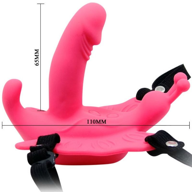 BAILE - ULTRA PASSIONATE VIBRATING BUTTERFLY HARNESS - Kink&Play