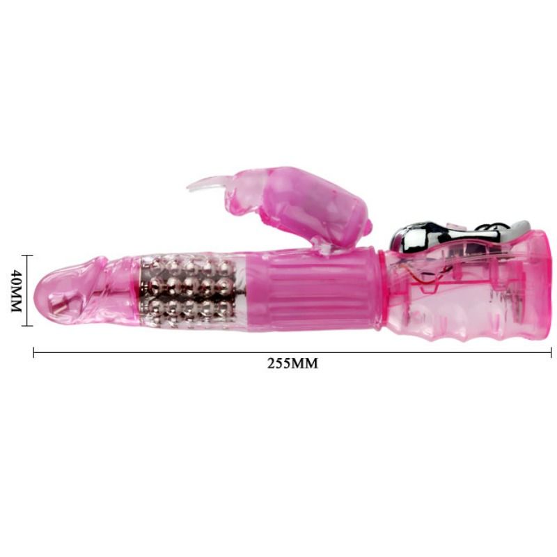 BAILE - VIBRATOR WITH ROTATION AND RABBIT MULTIVE SPEED AND MULTIROTATION - Kink&Play