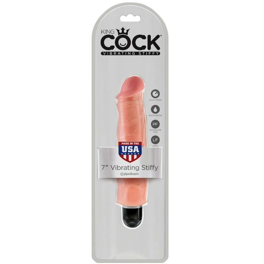 KING COCK - 17,8 CM VIBRERANDE STARK KUPP