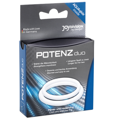 JOYDIVISION POTENZDUO - WHITE RINGS - M - Kink&Play