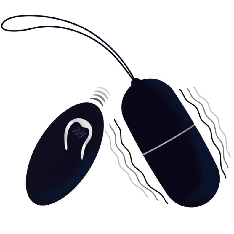 INTENSE - FLIPPY I VIBRATING EGG WITH REMOTE CONTROL BLACK - Kink&Play
