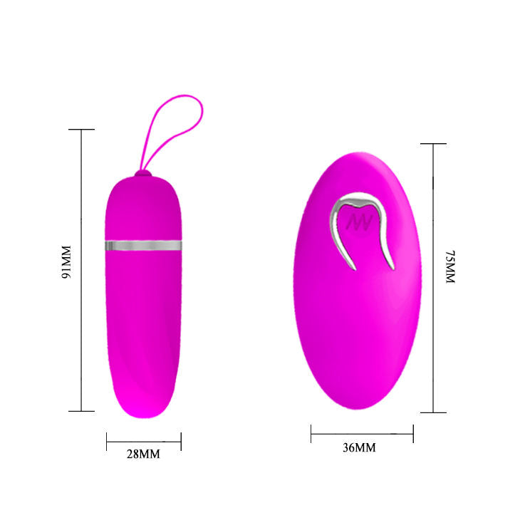 PRETTY LOVE - DEBBY VIBRATING EGG WITH CONTROL - Kink&Play