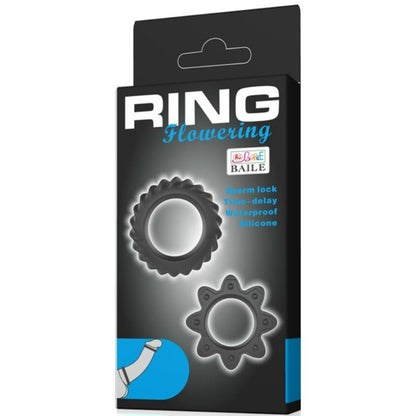 BAILE - KIT 2 RING FLOWERING SILICONE RINGS - Kink&Play