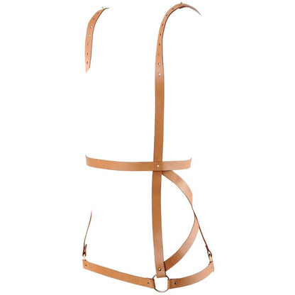 BIJOUX - INDISCRETS MAZE HARNESS DRESS SHAPE BROWN - Kink&Play