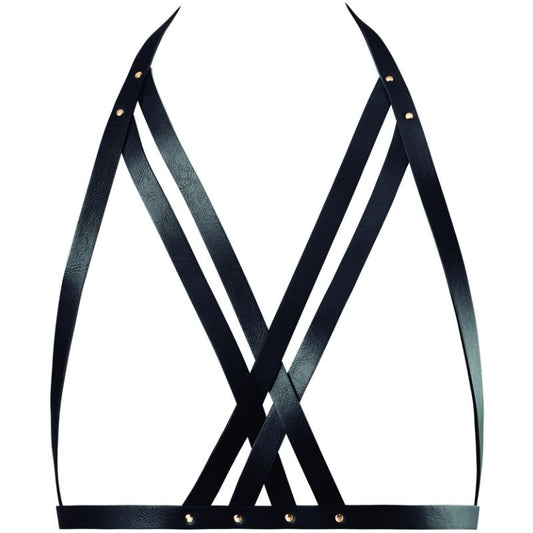 BIJOUX INDISCRETS MAZE - HALTER BH SELE SVART