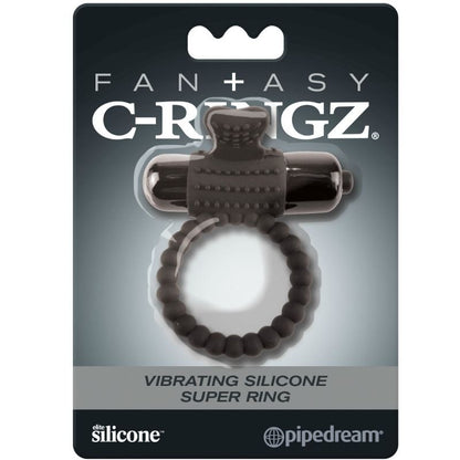 FANTASY C-RINGZ - BLACK SILICONE VIBRATING RING - Kink&Play