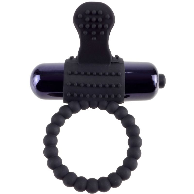 FANTASY C-RINGZ - BLACK SILICONE VIBRATING RING - Kink&Play