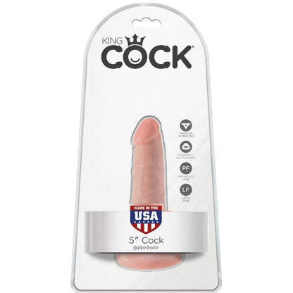 KING COCK - DILDO WITH KUKKULOR 14 CM KÖTT