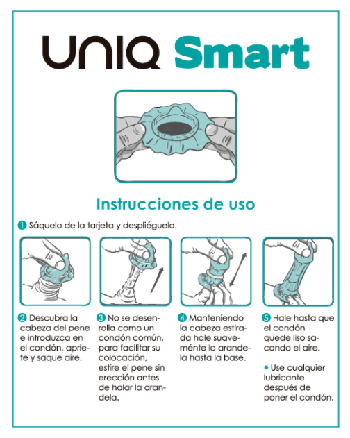 UNIQ - SMART LATEXFRIA PRE-EREKTIONSKONDOMER 3 ENHETER