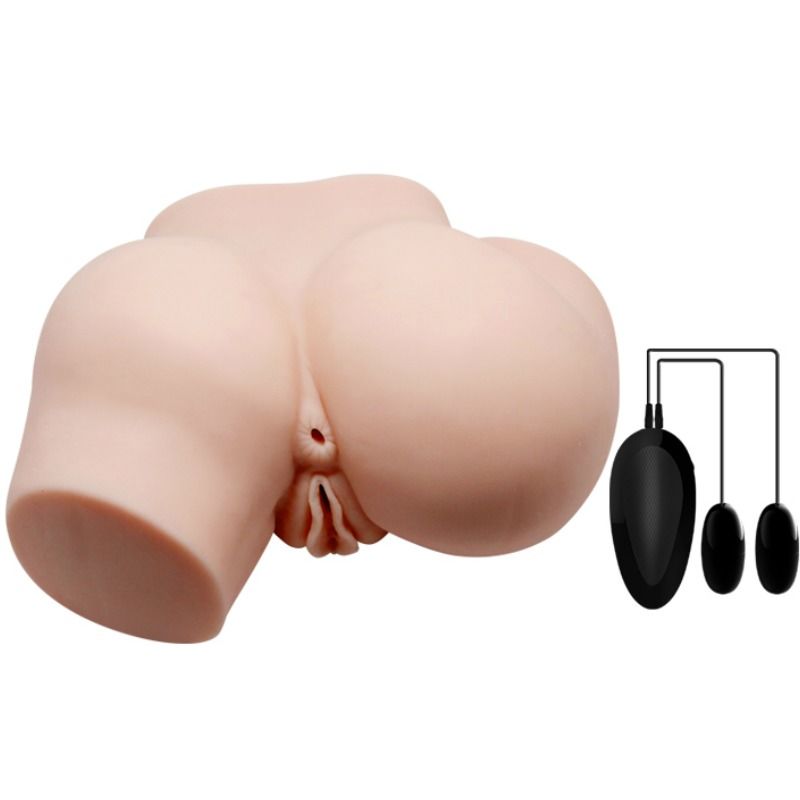 CRAZY BULL - BUTT WITH REALISTIC VAGINA AND ANUS AND VIBRATION - Kink&Play