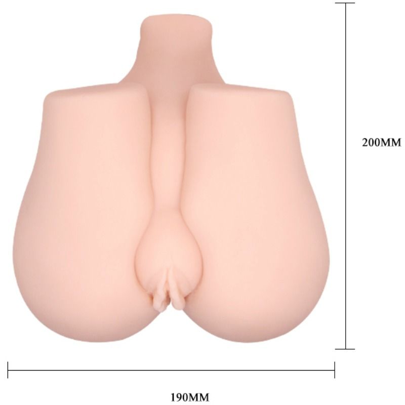 CRAZY BULL - REALISTIC VAGINA AND ANUS WITH VIBRATION POSITION 3 - Kink&Play