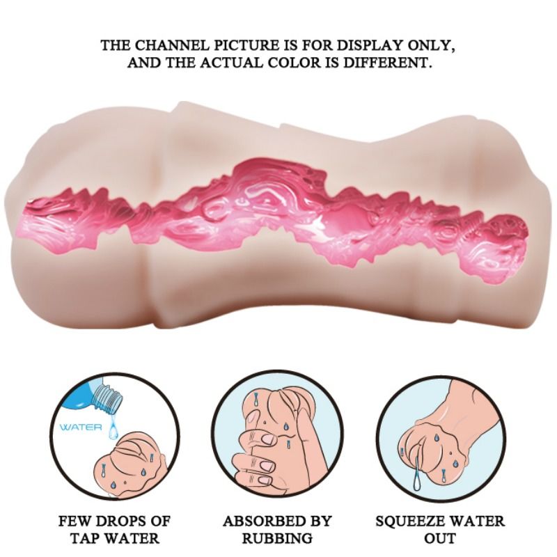 CRAZY BULL - WATER SKIN VAGINA MASTURBADOR WITH VIBRATING BULLET 2 - Kink&Play