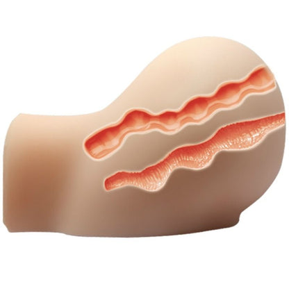 CRAZY BULL - REALISTISK VAGINA OCH ANUS MED VIBRATIONSLÄGE 6