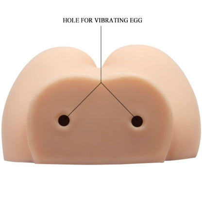 CRAZY BULL - REALISTISK VAGINA OCH ANUS MED VIBRATIONSLÄGE 6