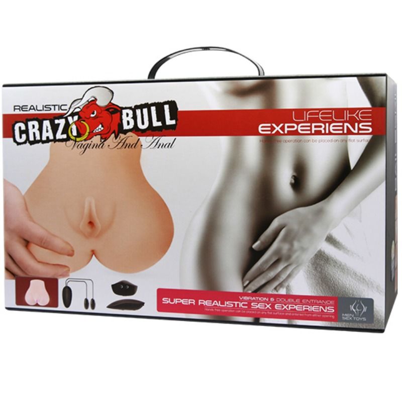 CRAZY BULL - REALISTISK SLIDA OCH ANAL MED VIBRATIONSLÄGE 7
