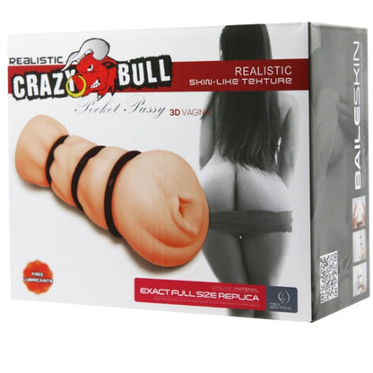 CRAZY BULL - VAGINA MASTURBATOR WITH RINGS - Kink&Play