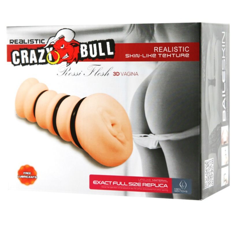 CRAZY BULL - MASTURBADOR WITH RINGS VAGINA MODEL 2 - Kink&Play