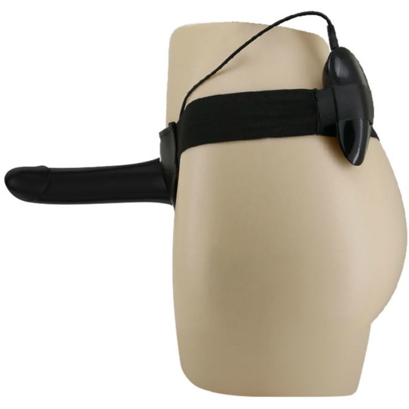 PRETTY LOVE - VITO STRAP-ON MED IHÅLIG DILDO OCH VIBRATION 17.3 CM