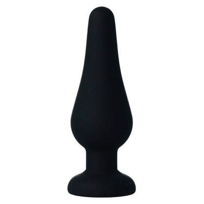 INTENS - ANALPLUGG PIPO M SVART SILIKON 11 CM