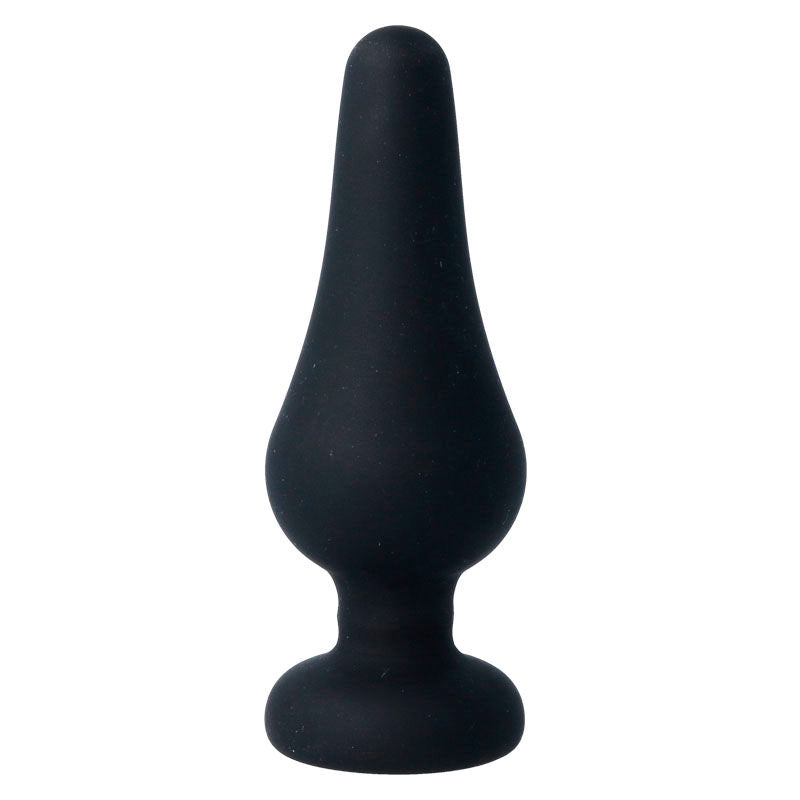 INTENSE - ANAL PLUG PIPO L BLACK SILICONE 13 CM - Kink&Play