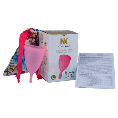 NINA KIKÍ - MENSTRUAL CUP PINK - SIZE L - Kink&Play