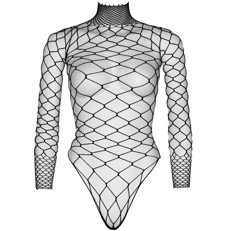 LEG AVENUE - TURTLENECK FISHNET TEDDY ONE SIZE - Kink&Play