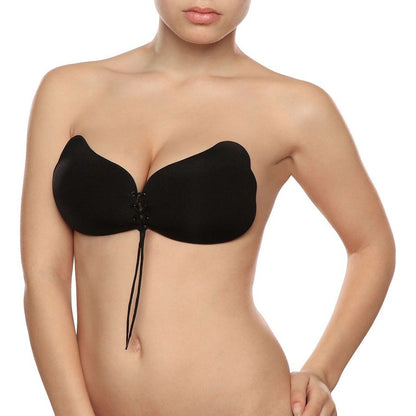 BYE-BRA - LACE-IT ENHANCEMENT PUSH-UP BLACK CUP D - Kink&Play