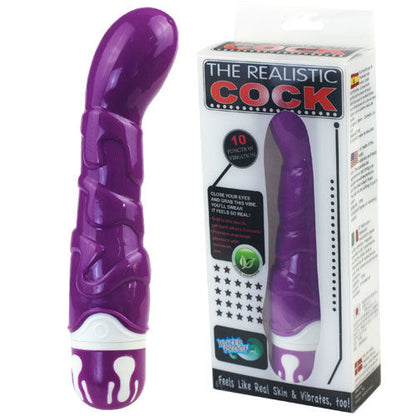 BAILE - REALISTIC COCK 10 RHYTHMS SENSATION VIOLET - Kink&Play