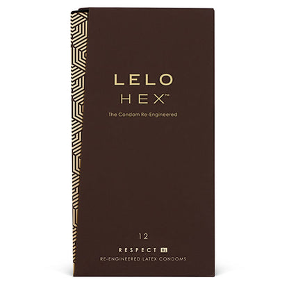 LELO - HEX CONDOMS RESPECT XL 12 PACK - Kink&Play
