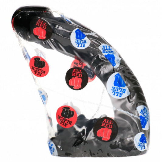 HELT SVART - REALISTISK DILDO 19 CM