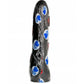 ALL BLACK - DILDO SVART REALISTISK 20 CM
