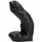 HELT SVART - REALISTISK DILDO 15 CM