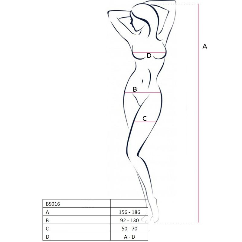 PASSION - WOMAN BS016 RED BODYSTOCKING ONE SIZE - Kink&Play