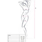 PASSION - KVINNA BS024 BODYSTOCKING SVART EN STORLEK