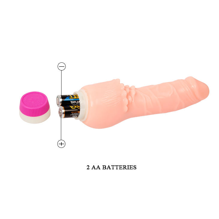 BAILE - WAVES OF PLEASURE REALISTIC VIBRATING 19.5 CM - Kink&Play