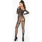 PASSION - KVINNA BS031 BODYSTOCKING SVART EN STORLEK