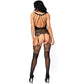 LEG AVENUE - ROSA BODYSTOCKING MED AMBAND EN STORLEK