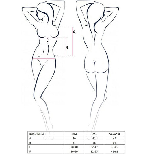 PASSION - KVINNA IMAGINE SET STORLEK S/M