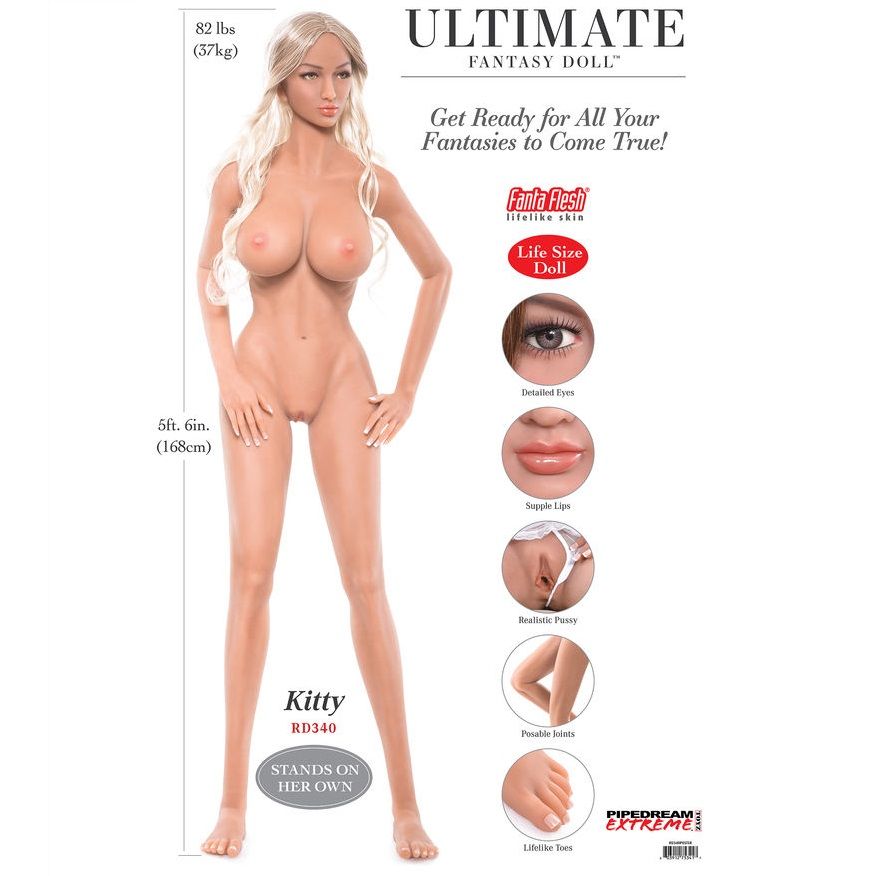 EXTREME TOYZ - PIPEDREAM EXTREME ULTIMATE FANTASY DOLLS KITTY 168 CM - Kink&Play