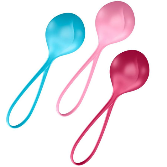 SATISFYER - LOVBOLLAR TRÄNINGSSET 3