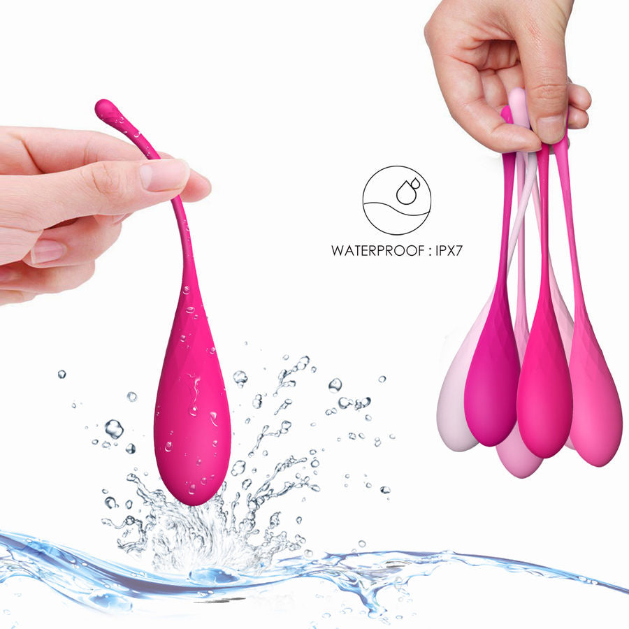 LESLIE - KEGEL FIT BÄCKENMUSKELSET 6 VIKTER