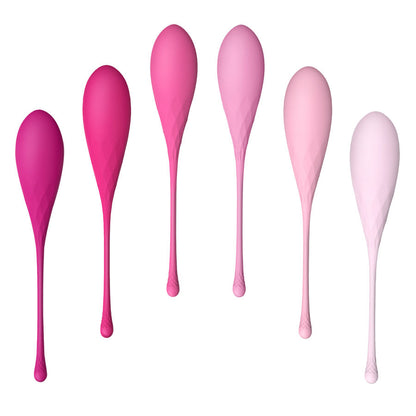 LESLIE - KEGEL FIT BÄCKENMUSKELSET 6 VIKTER