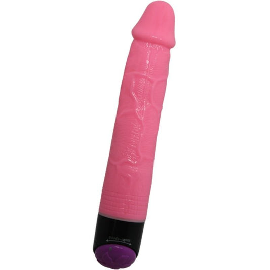 BAILE - FÄRGGLAD SEX REALISTISK VIBRATOR ROSA 23 CM